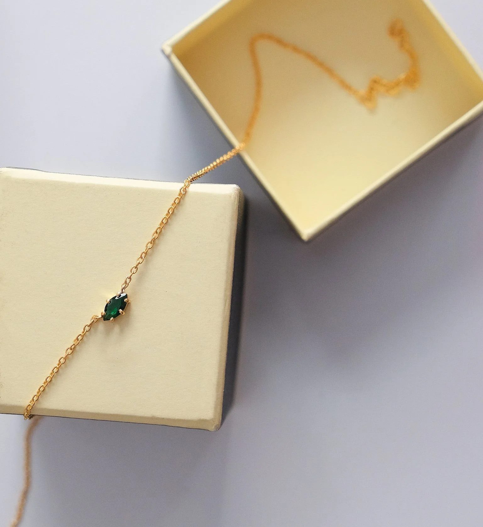 Marquise Emerald Necklace - Image 6