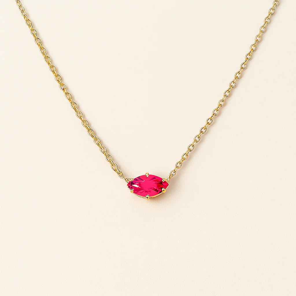 Marquise Ruby Necklace - Image 3