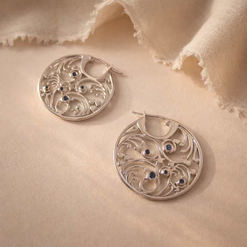 Midnight Vine Hoops - Image 2
