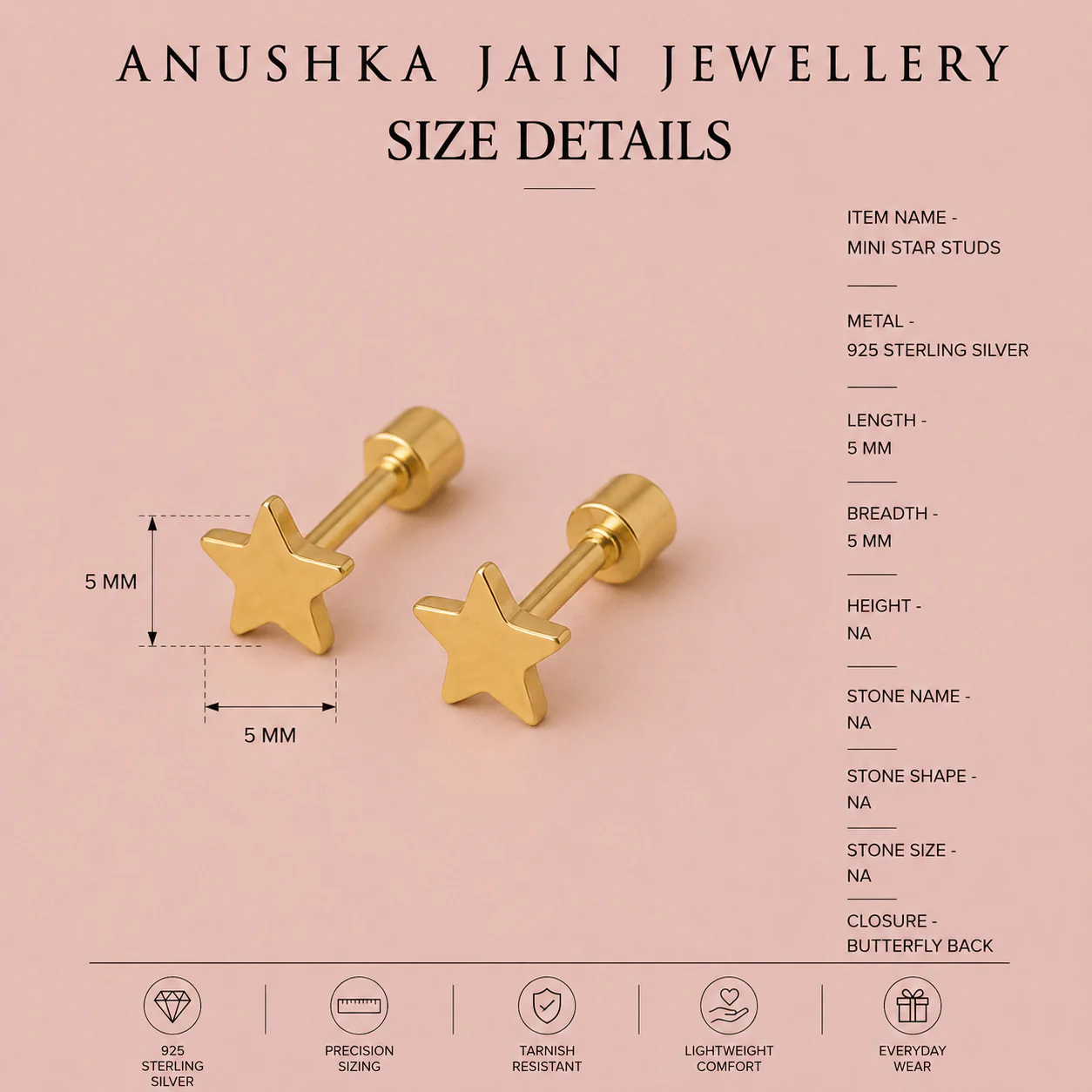 Mini Star Studs - Image 6