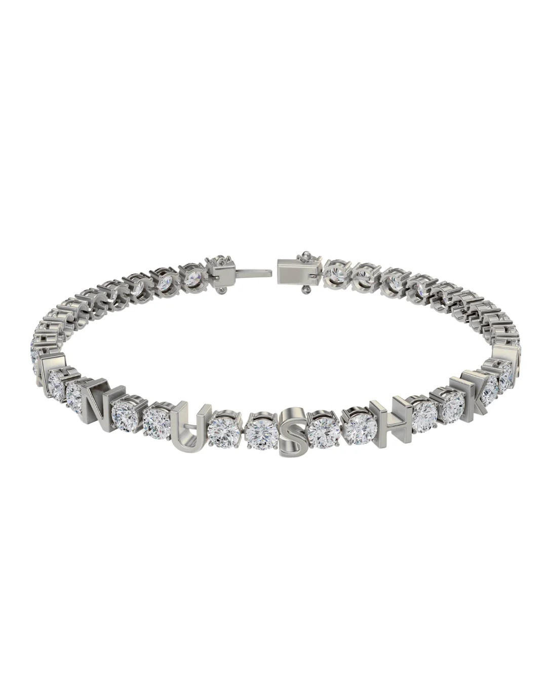 Name Diamond Tennis Bracelet - Image 11