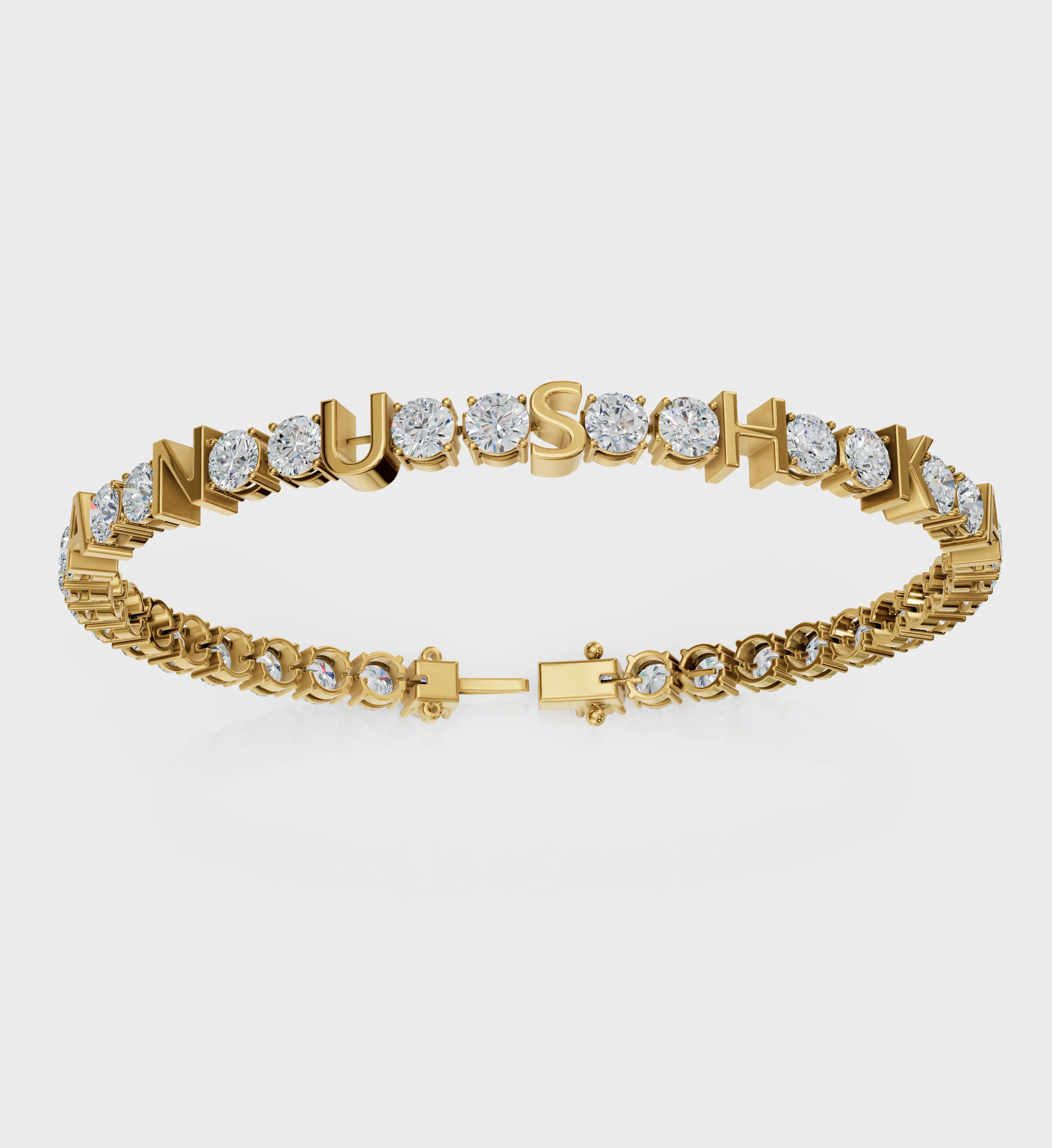Name Diamond Tennis Bracelet - Image 5