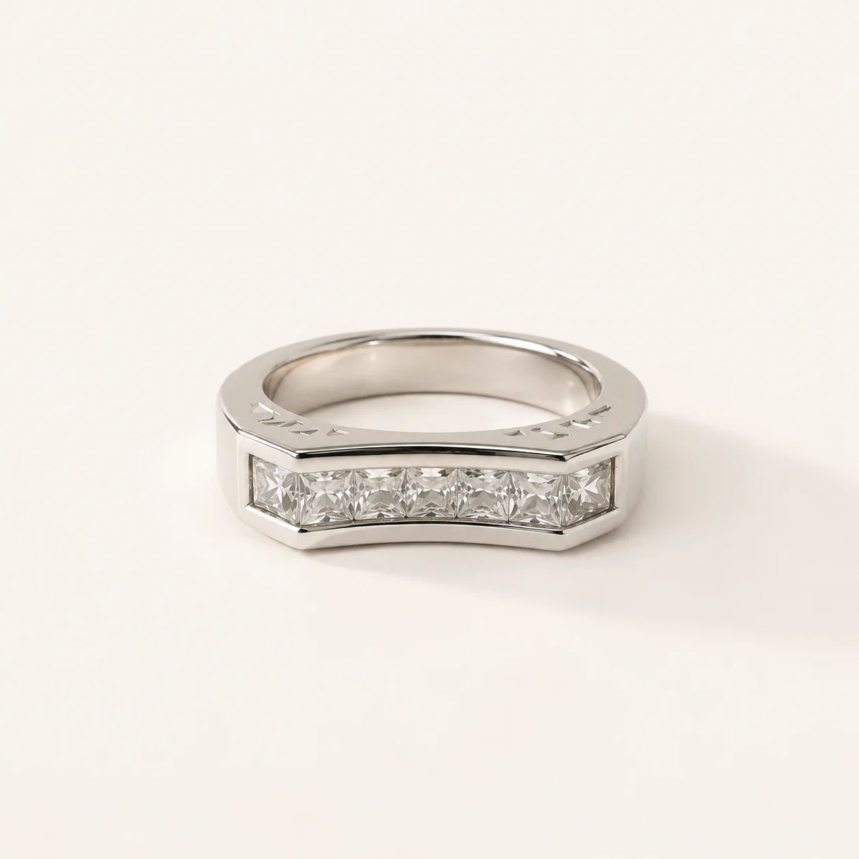 Nova Prism CZ Band Ring - Image 3