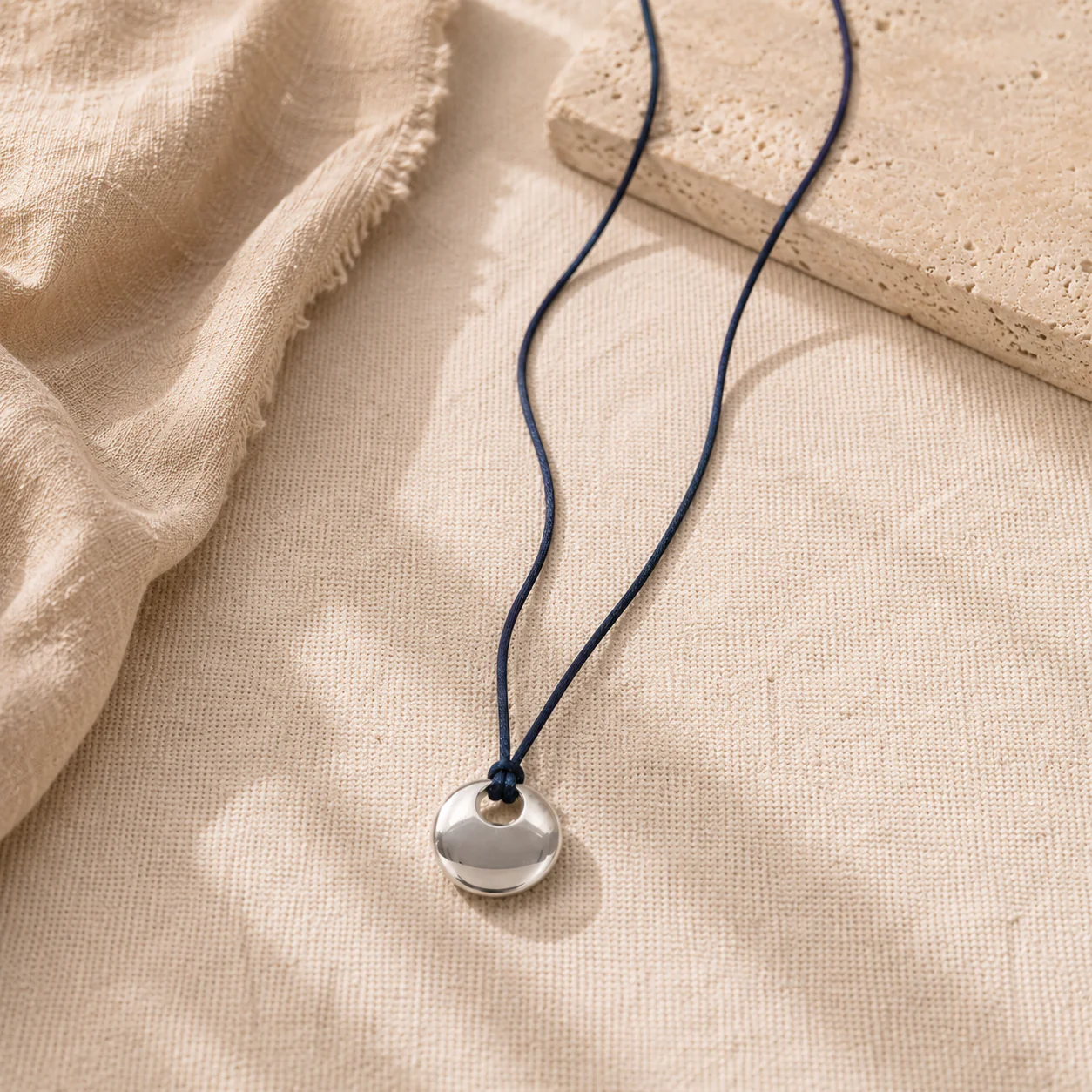 Obsidian Thread Necklace - Image 5