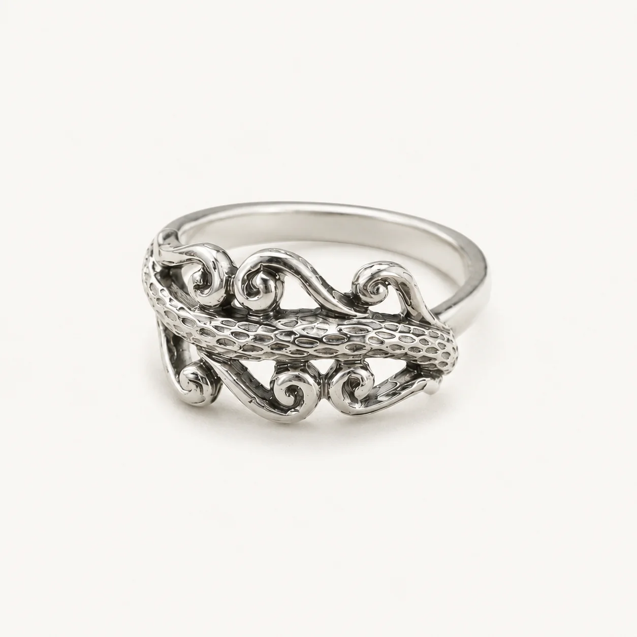 Ocean Wave Statement Ring - Image 3