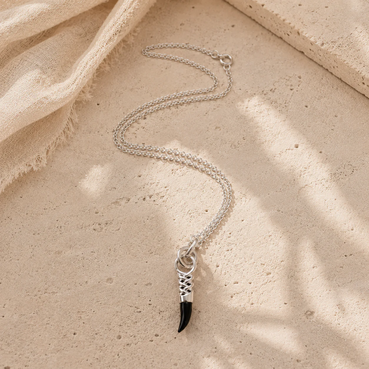 Onyx Blade Necklace - Image 4