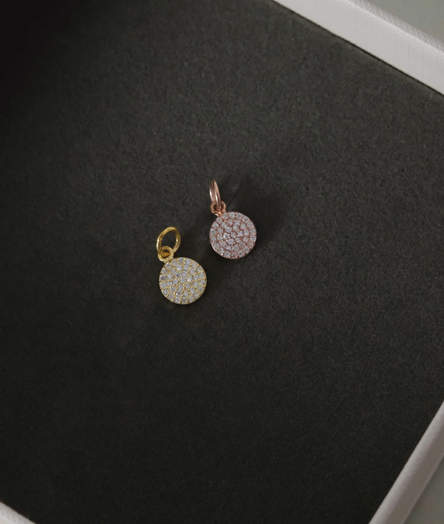 Pave Circle Charm - Image 4