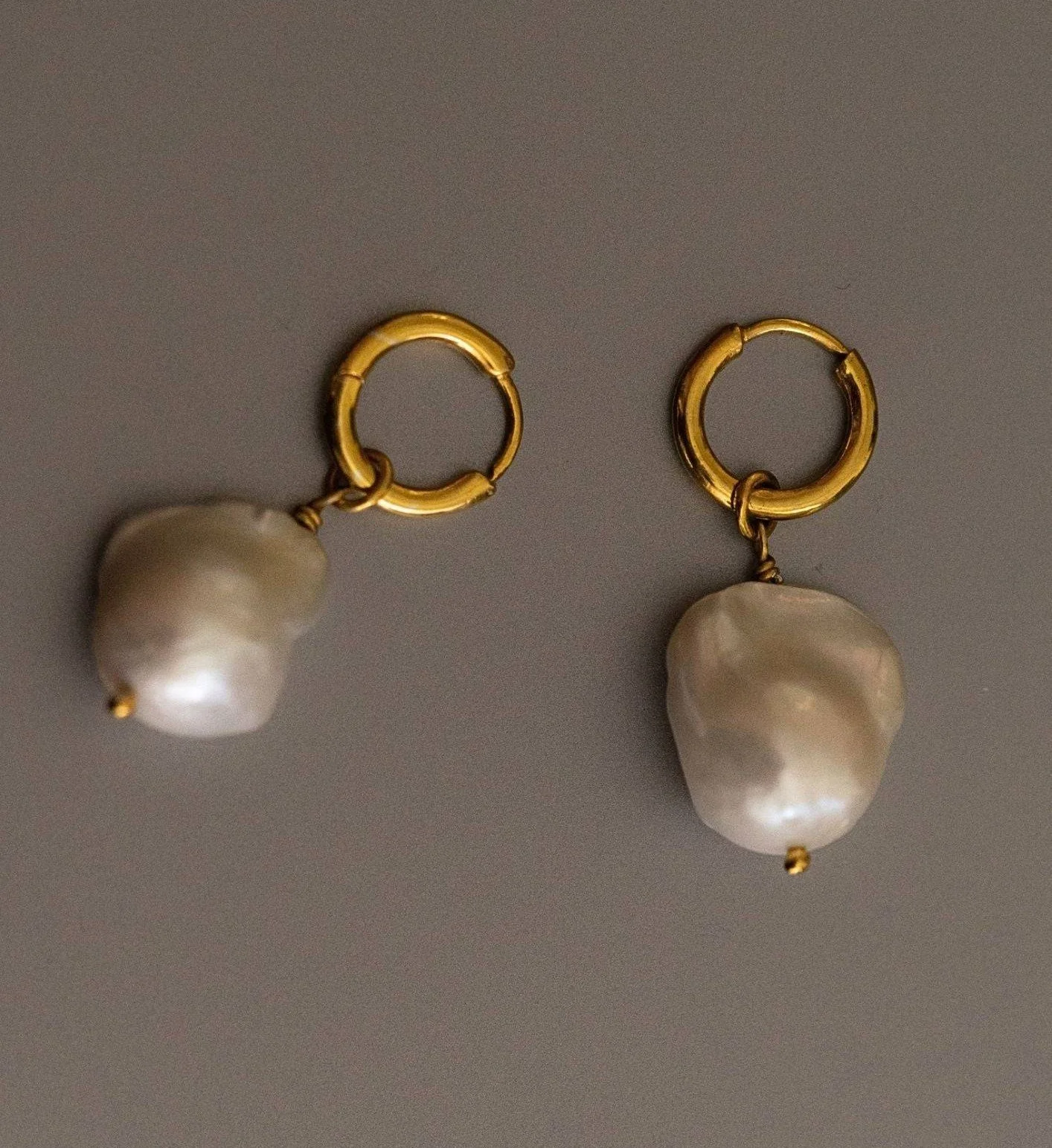 Perle Baroque Hoops - Image 3