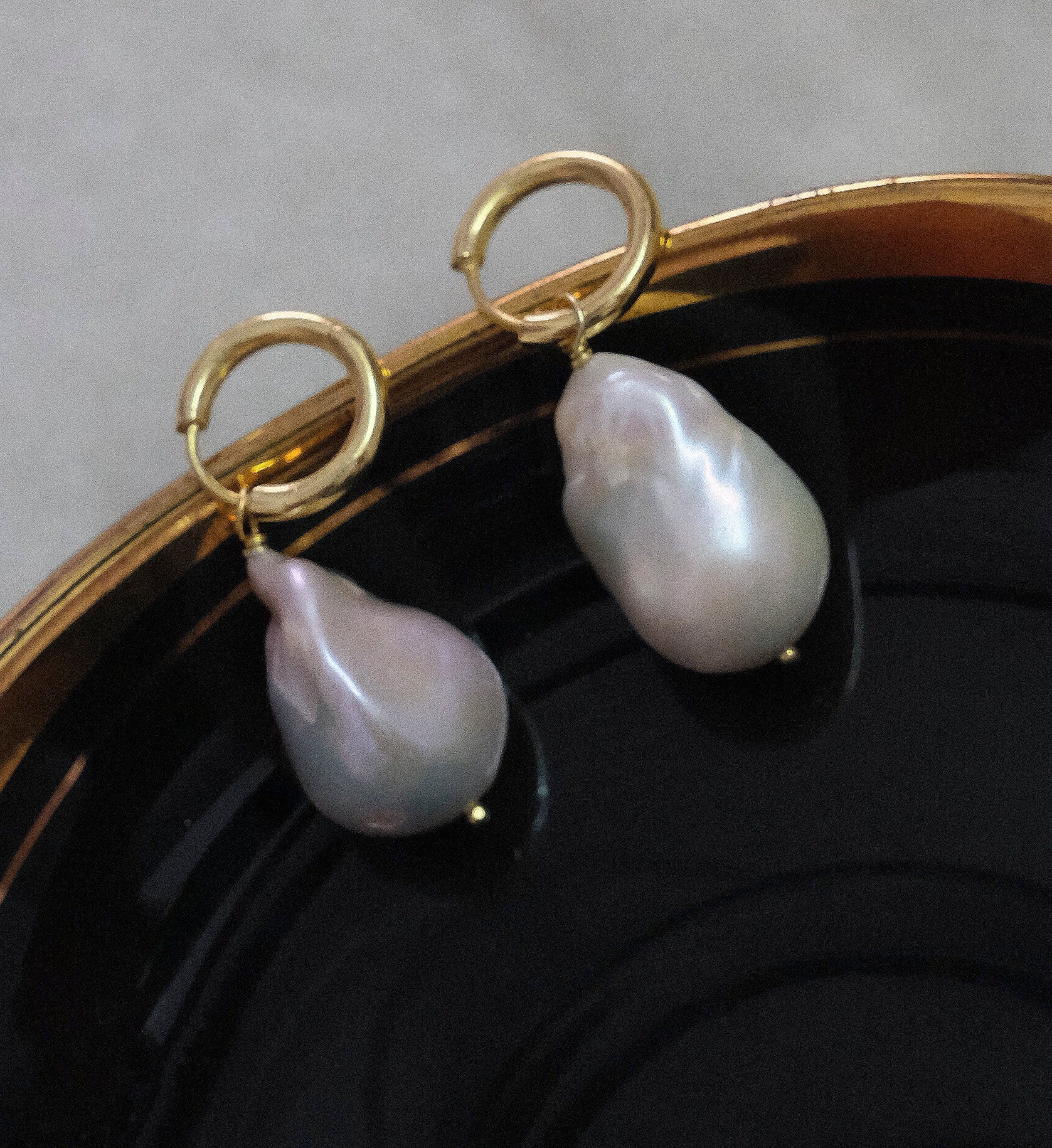 Perle Baroque Hoops - Image 6
