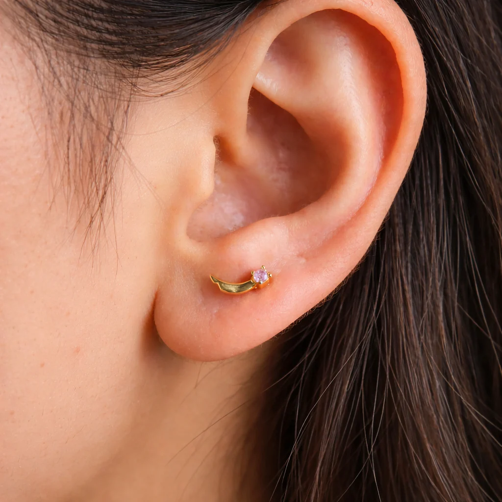 Pink Falling Studs - Image 2