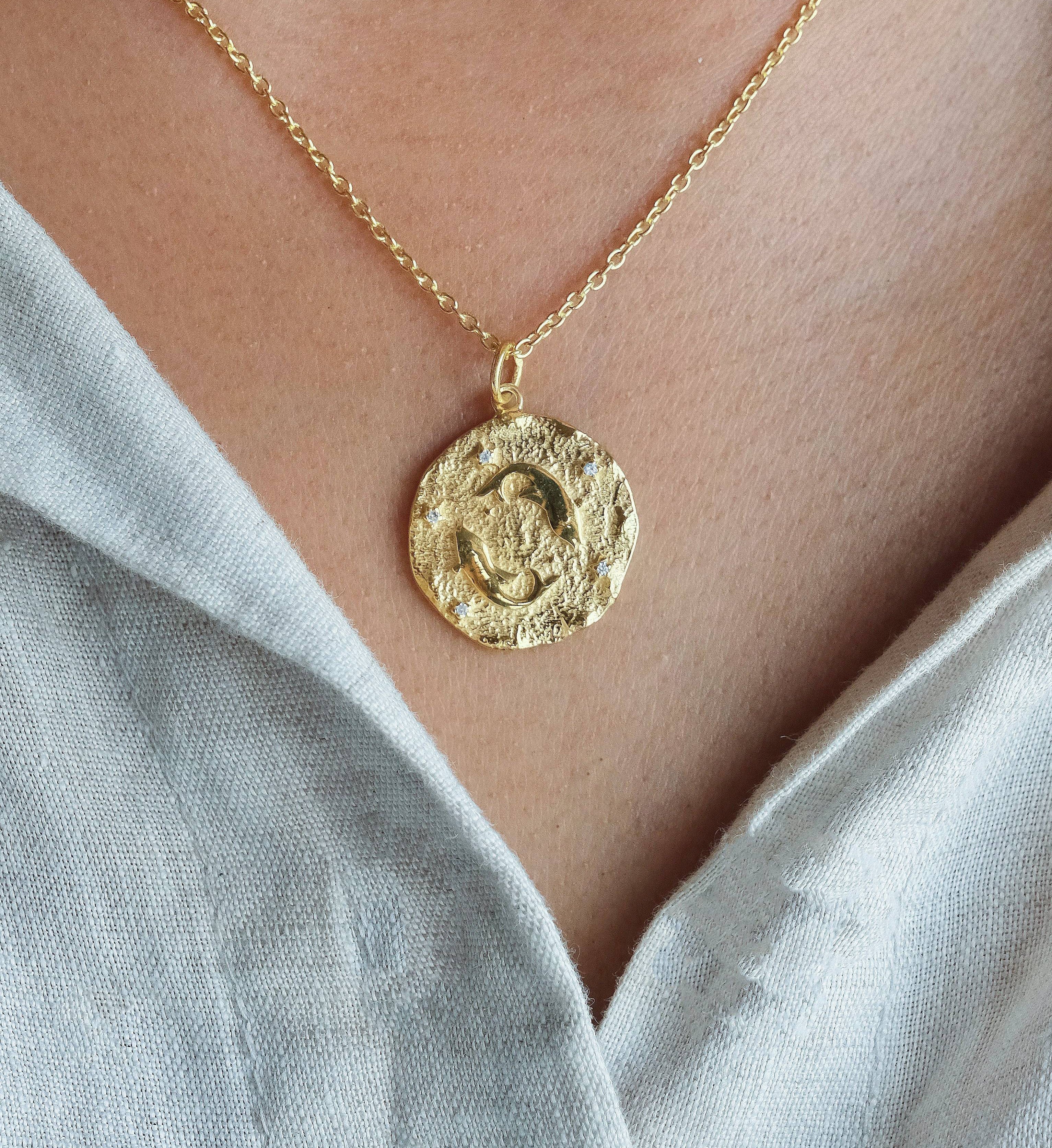 Pisces Zodiac Necklace - Image 2