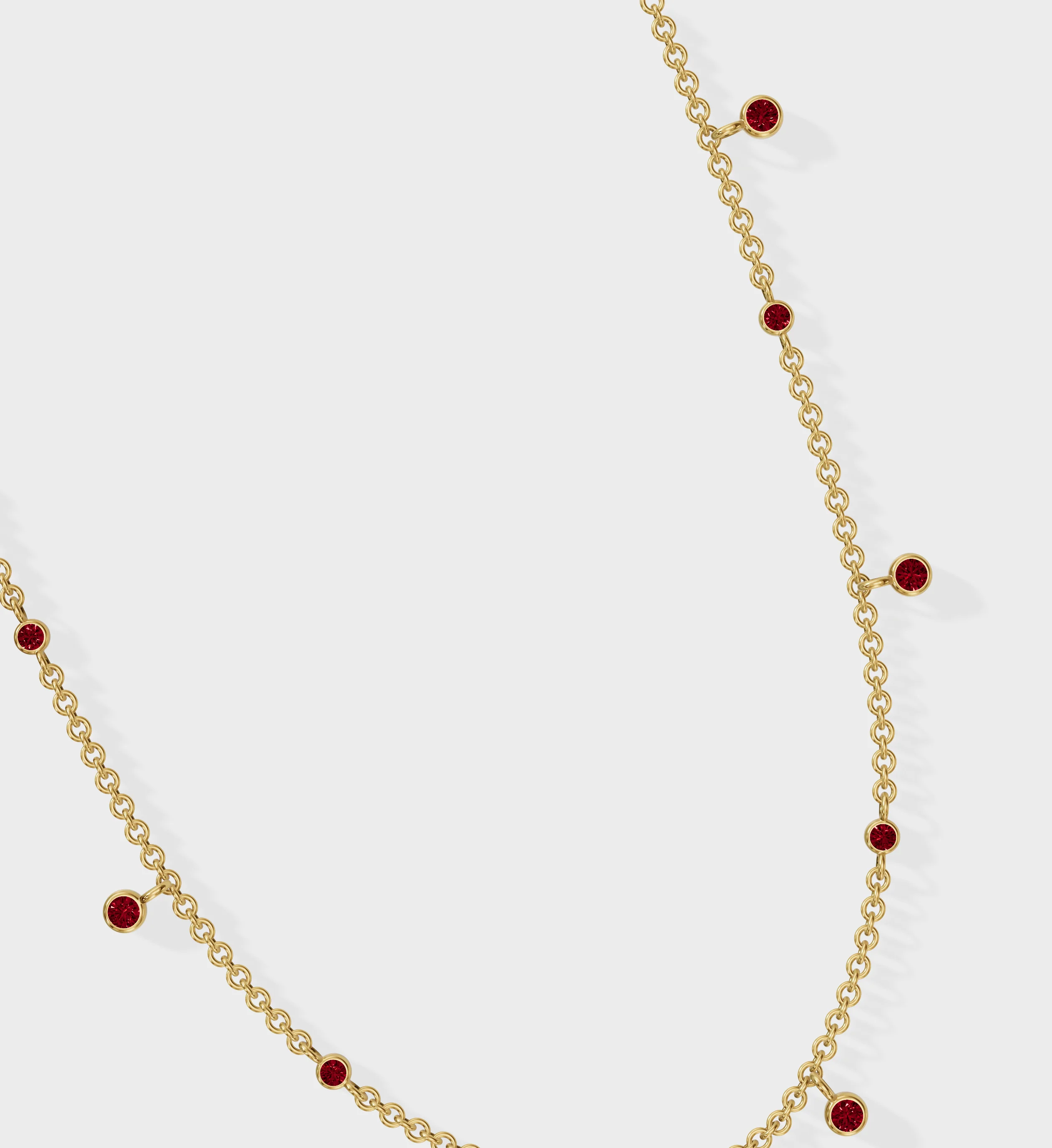 Ruby Drop Necklace - Image 4