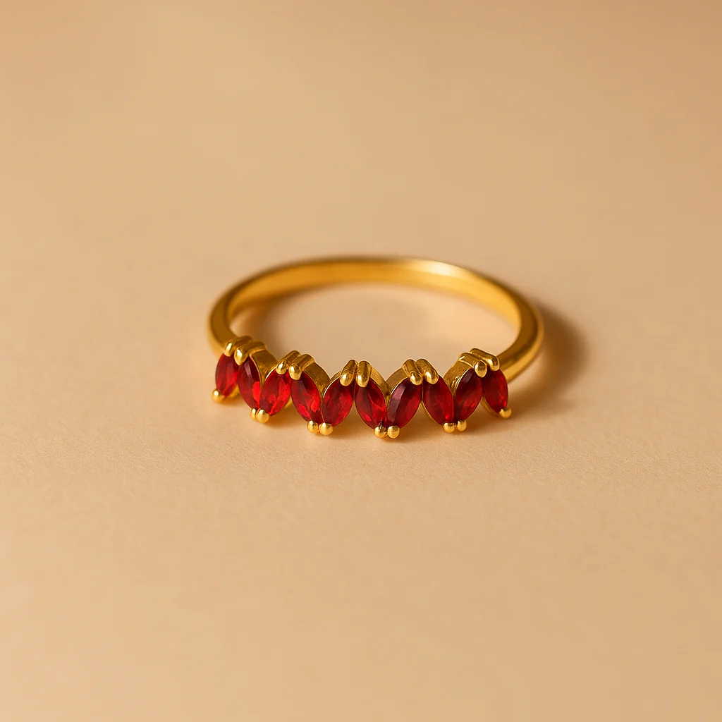 Ruby Marquise Band - Image 3