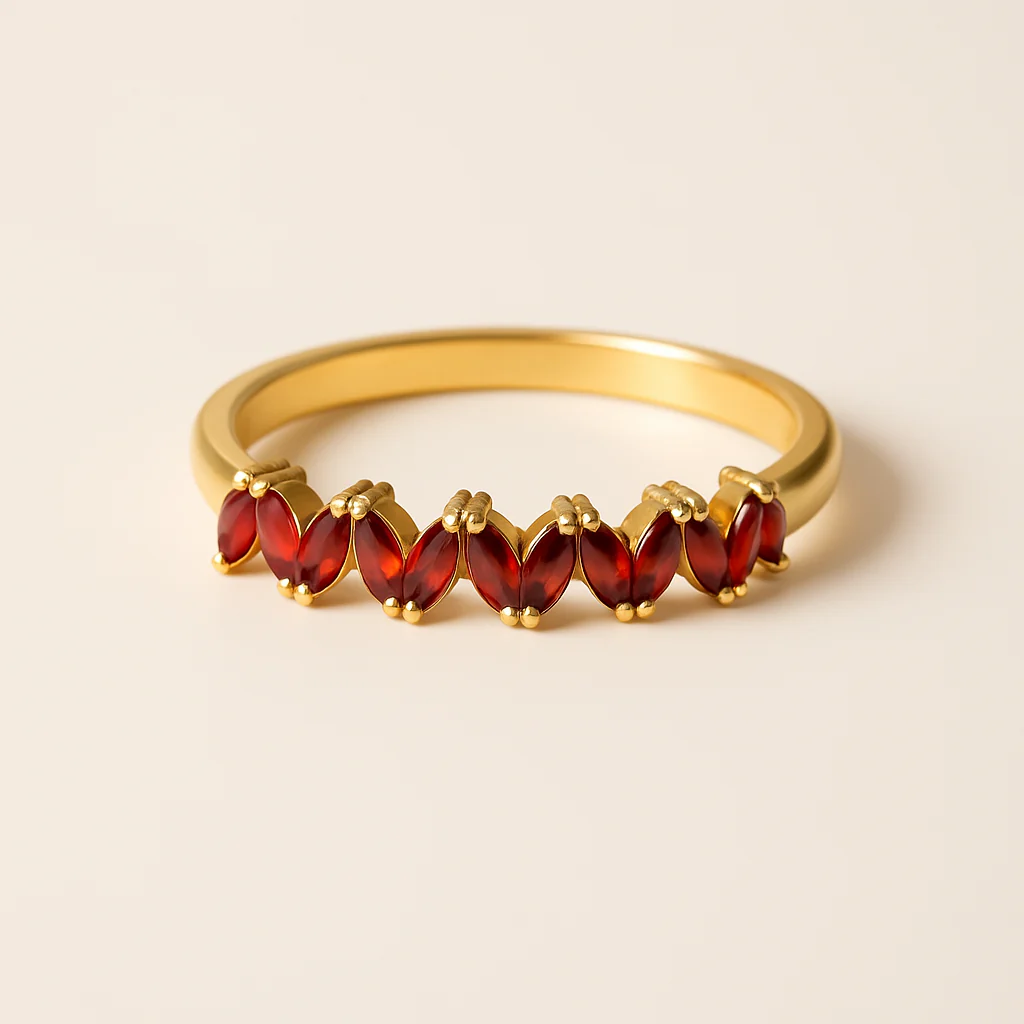 Ruby Marquise Band - Image 5