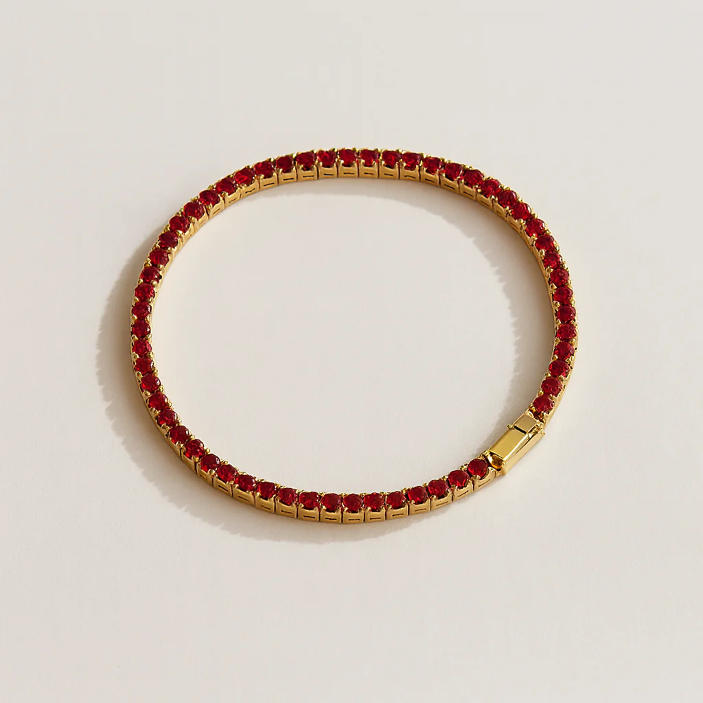 Ruby Tennis Bracelet - Image 3