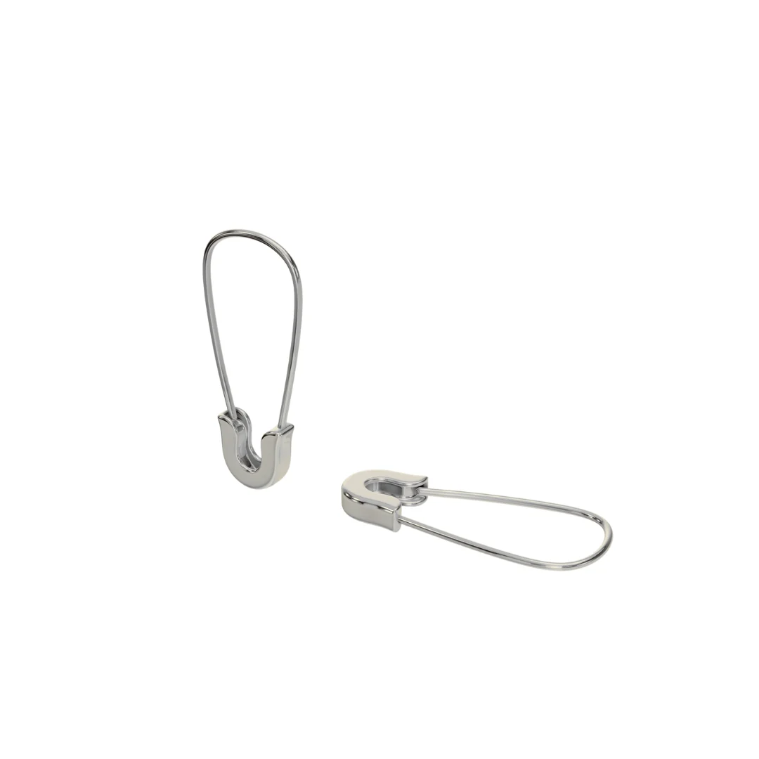 Safety Pin Earrings - Image 7