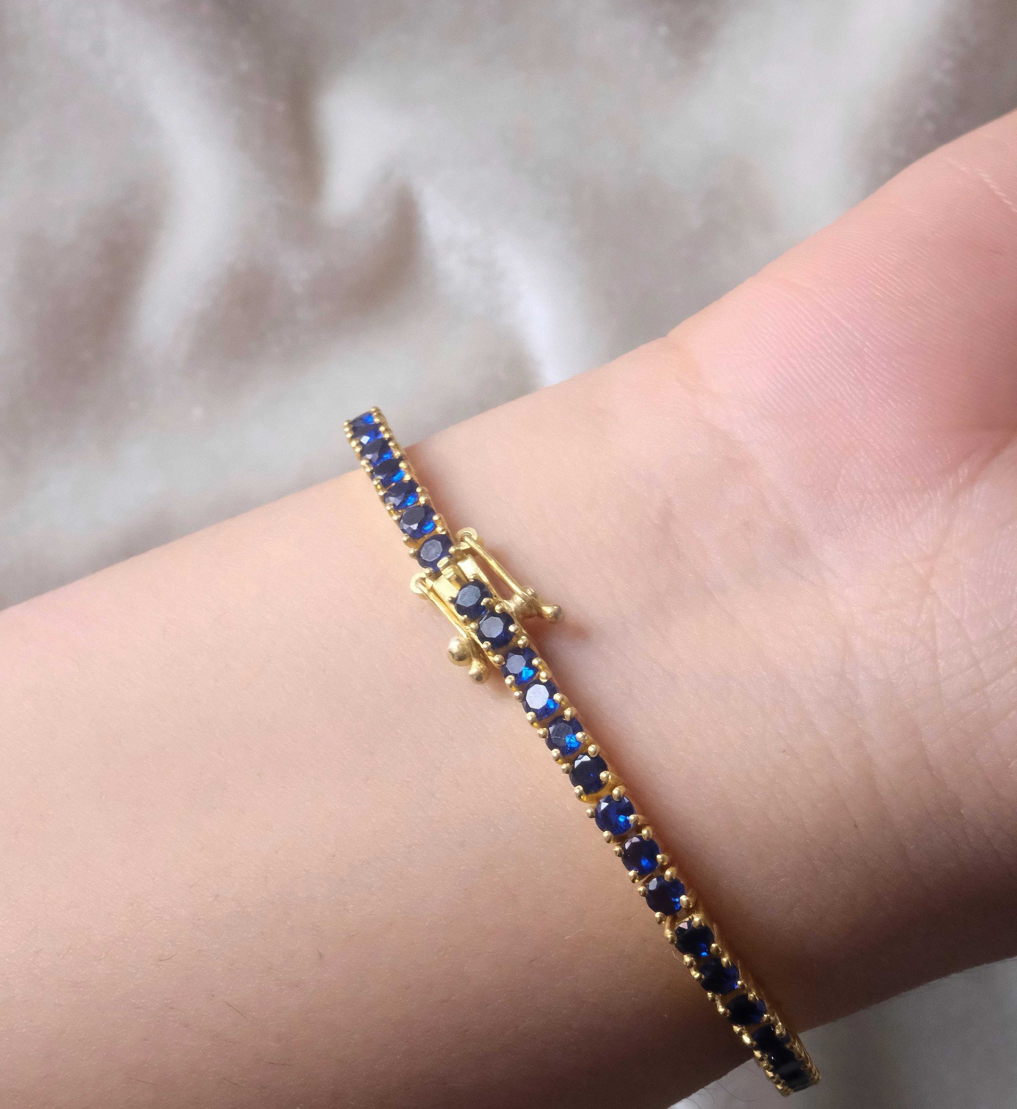 Sapphire Tennis Bracelet - Image 5