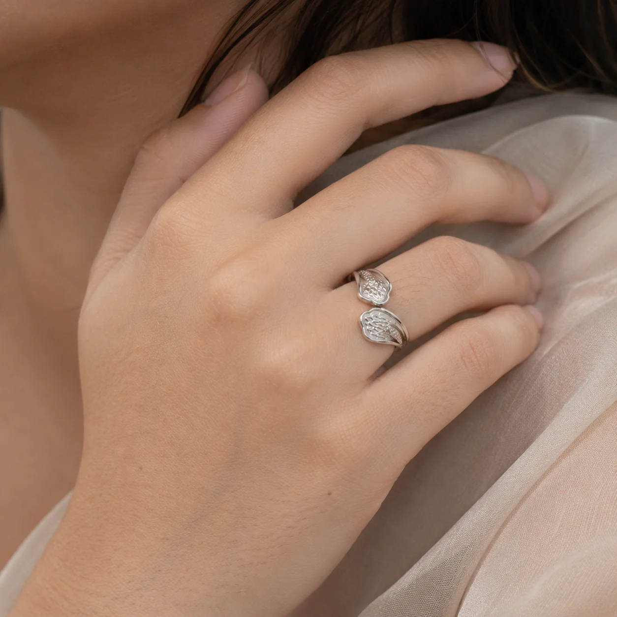 Seraphina Open Wing Ring