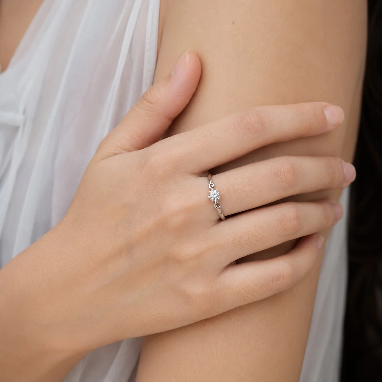 Seraphina Scroll Ring - Image 5