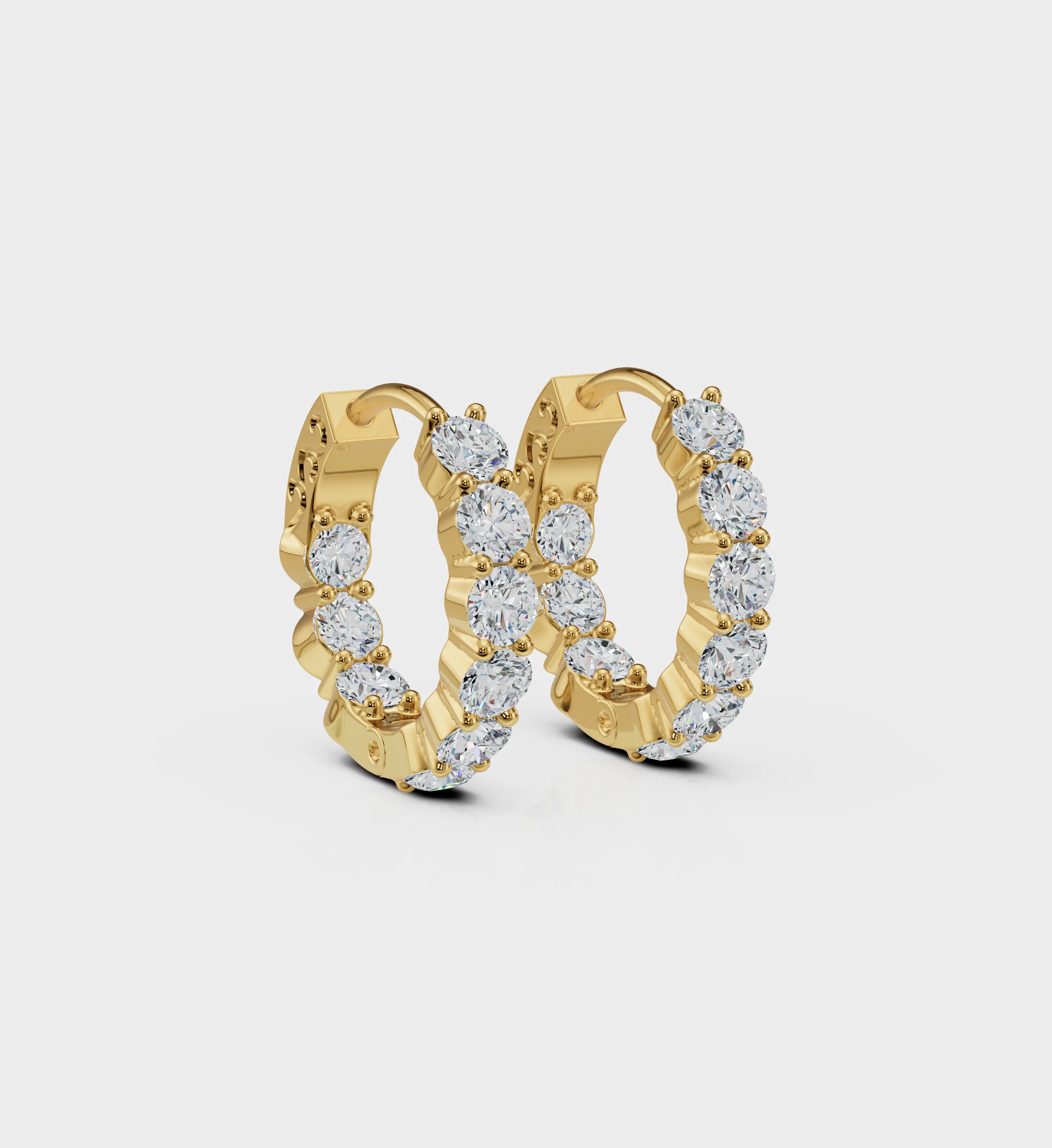 Small Round Hoop Earring - Image 4