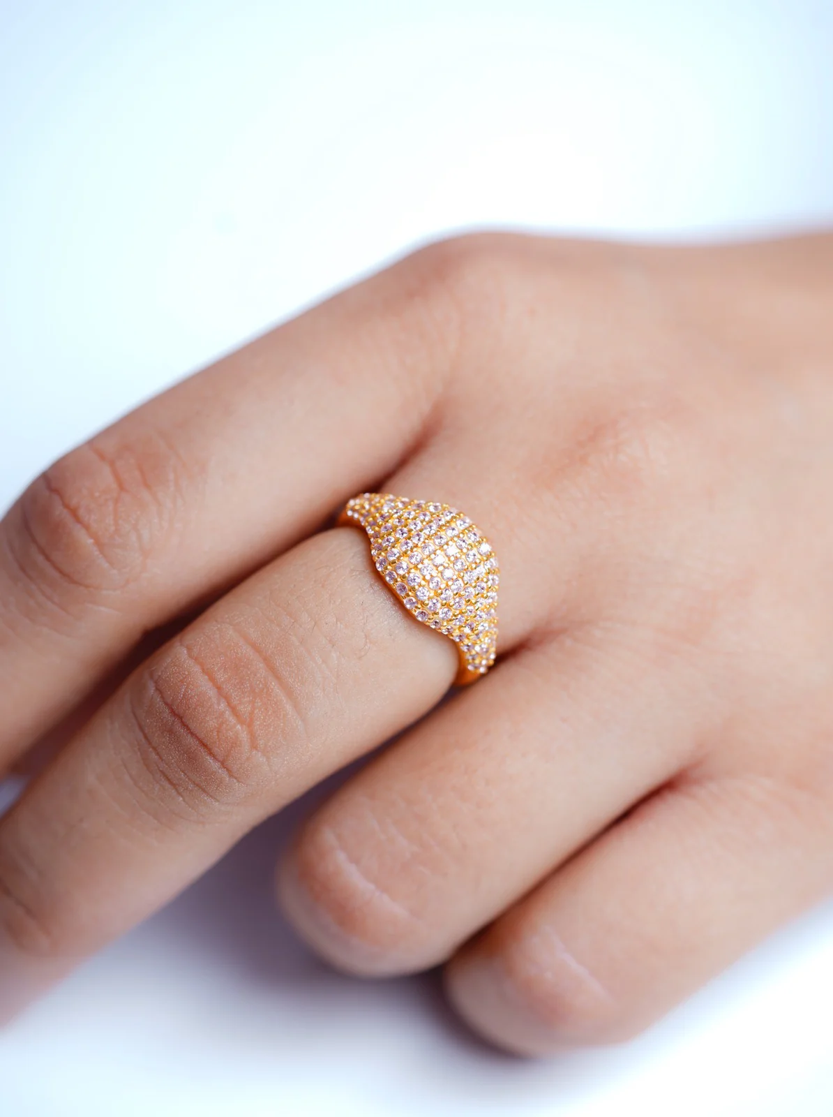 Soft Pink Signet Ring - Image 6