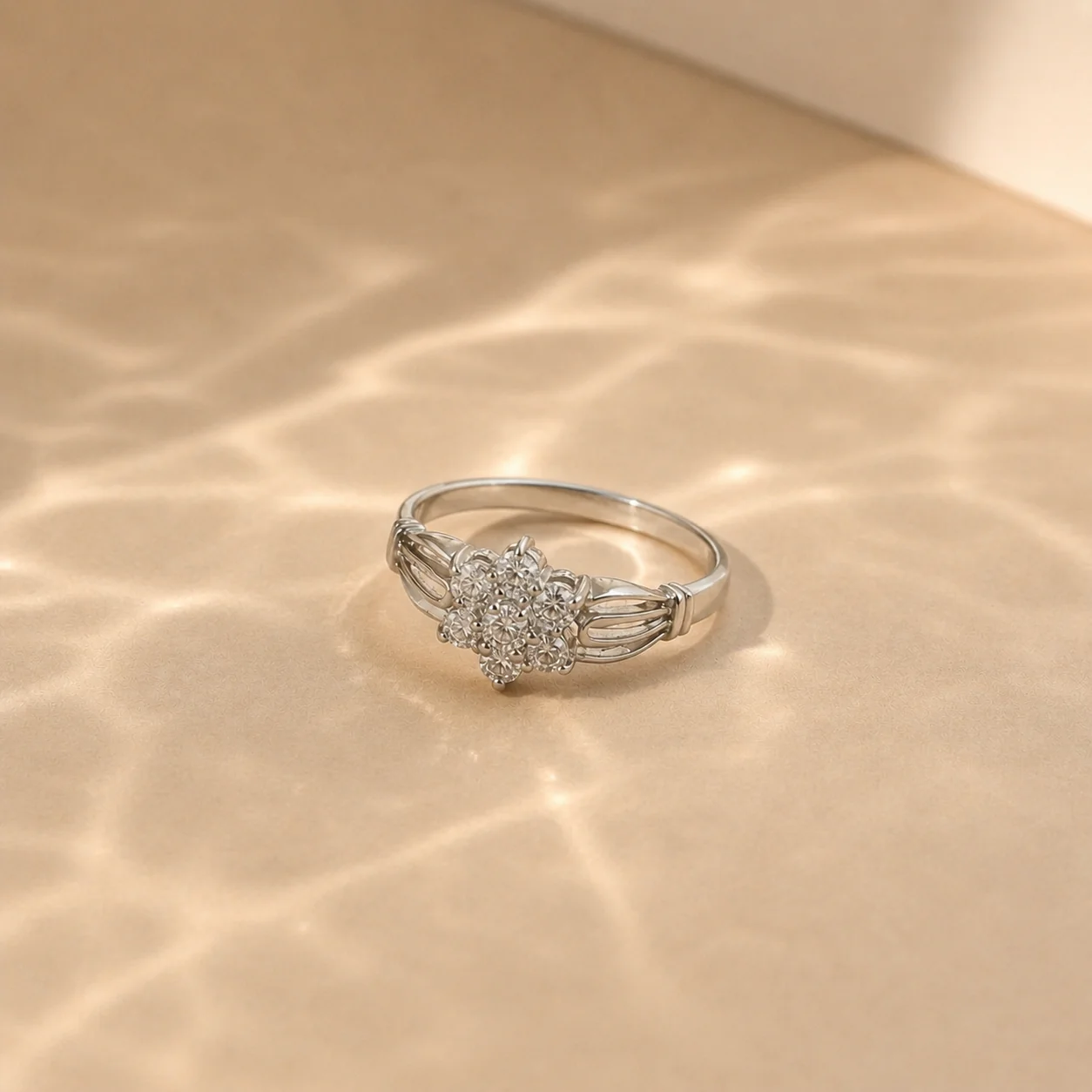 Starlight Cluster CZ Ring - Image 3