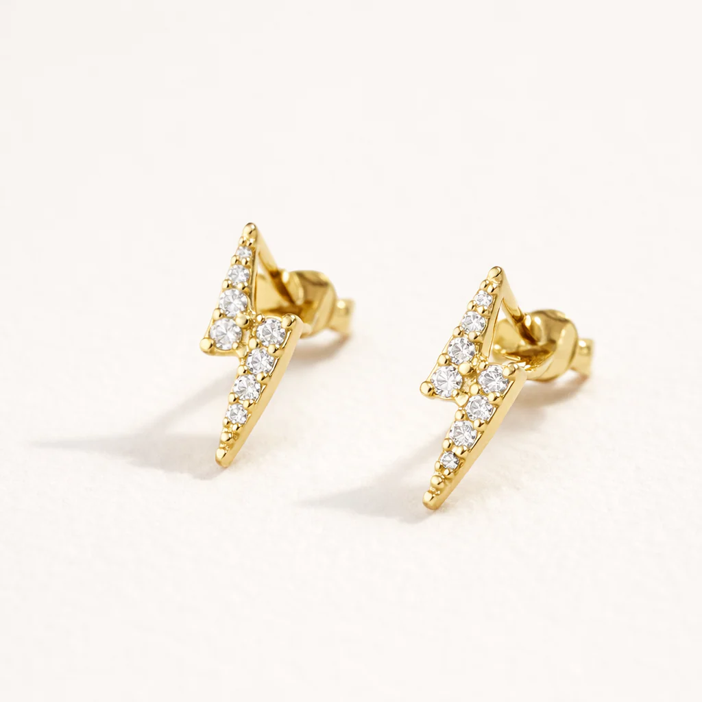 Thunder Diamond Studs - Image 3