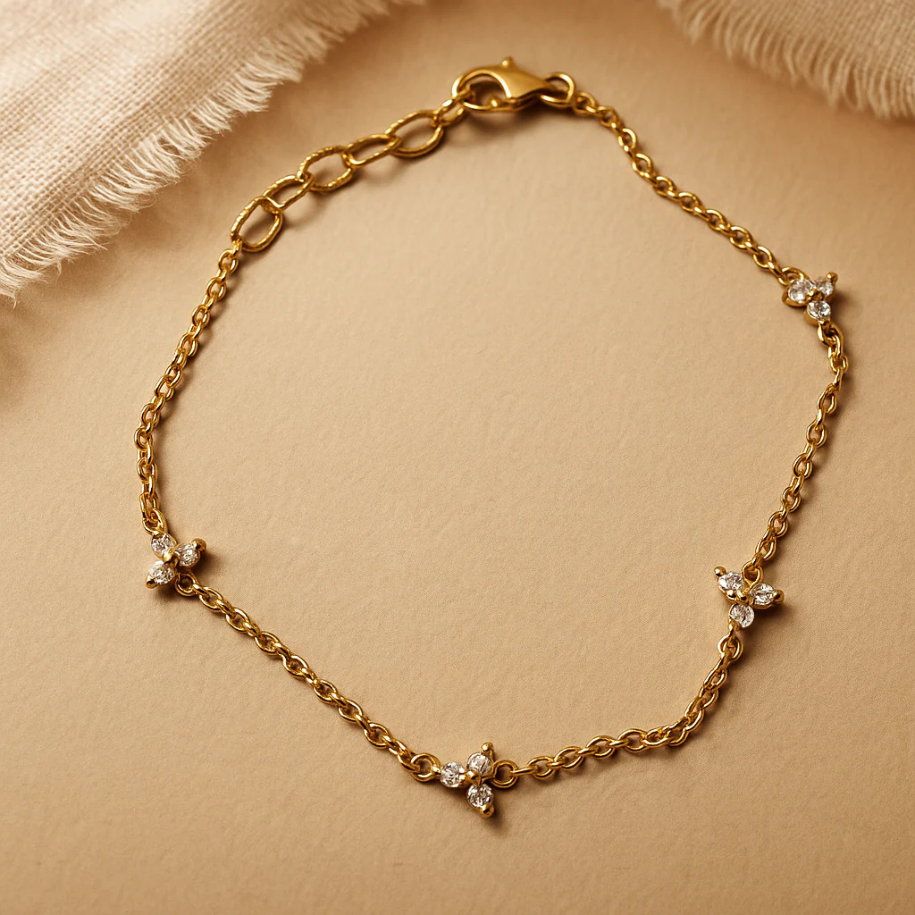 Triple Diamond Trio Bracelet - Image 3