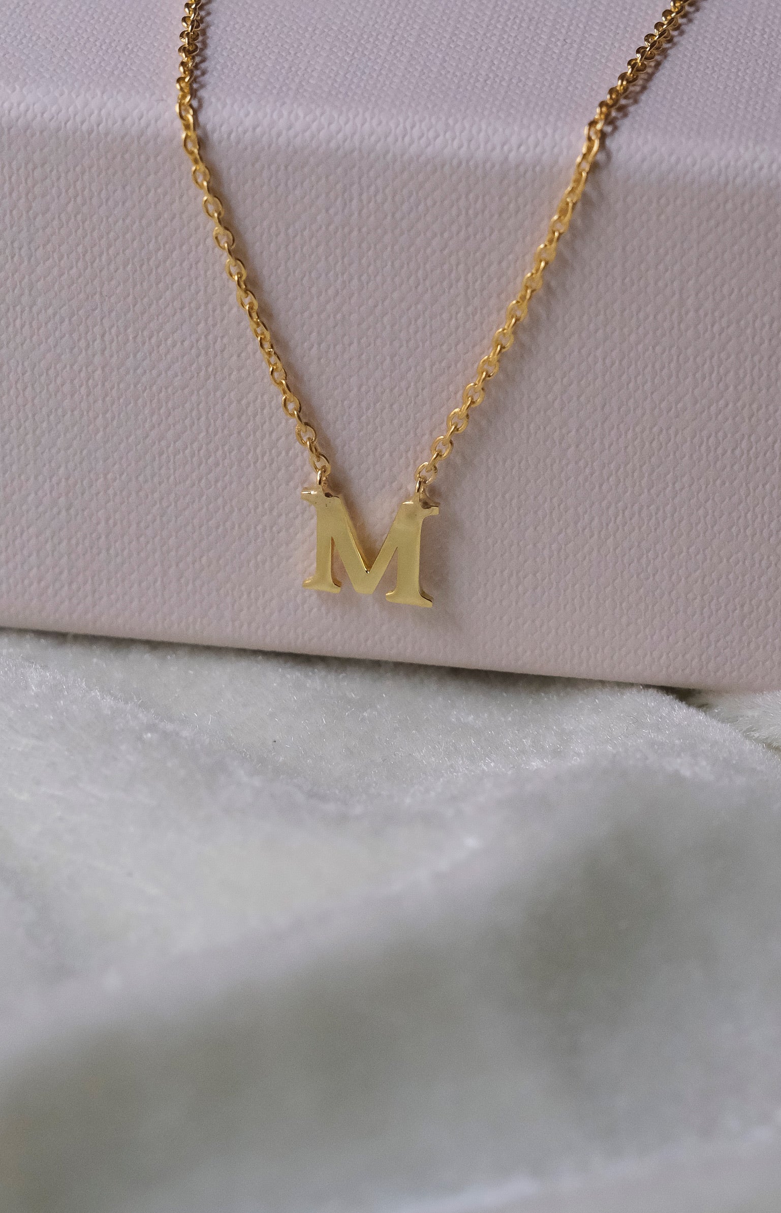 Uppercase Initial Necklace - Image 8