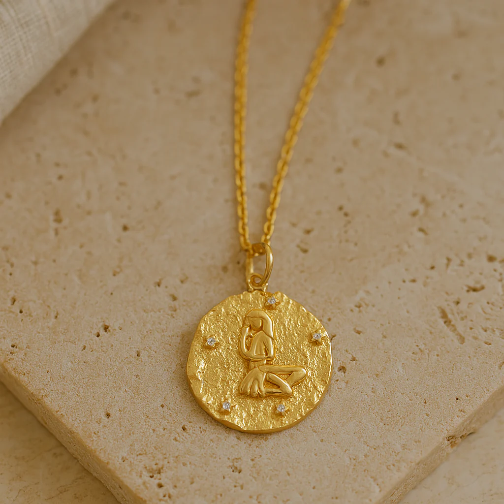 Virgo Zodiac Necklace - Image 2