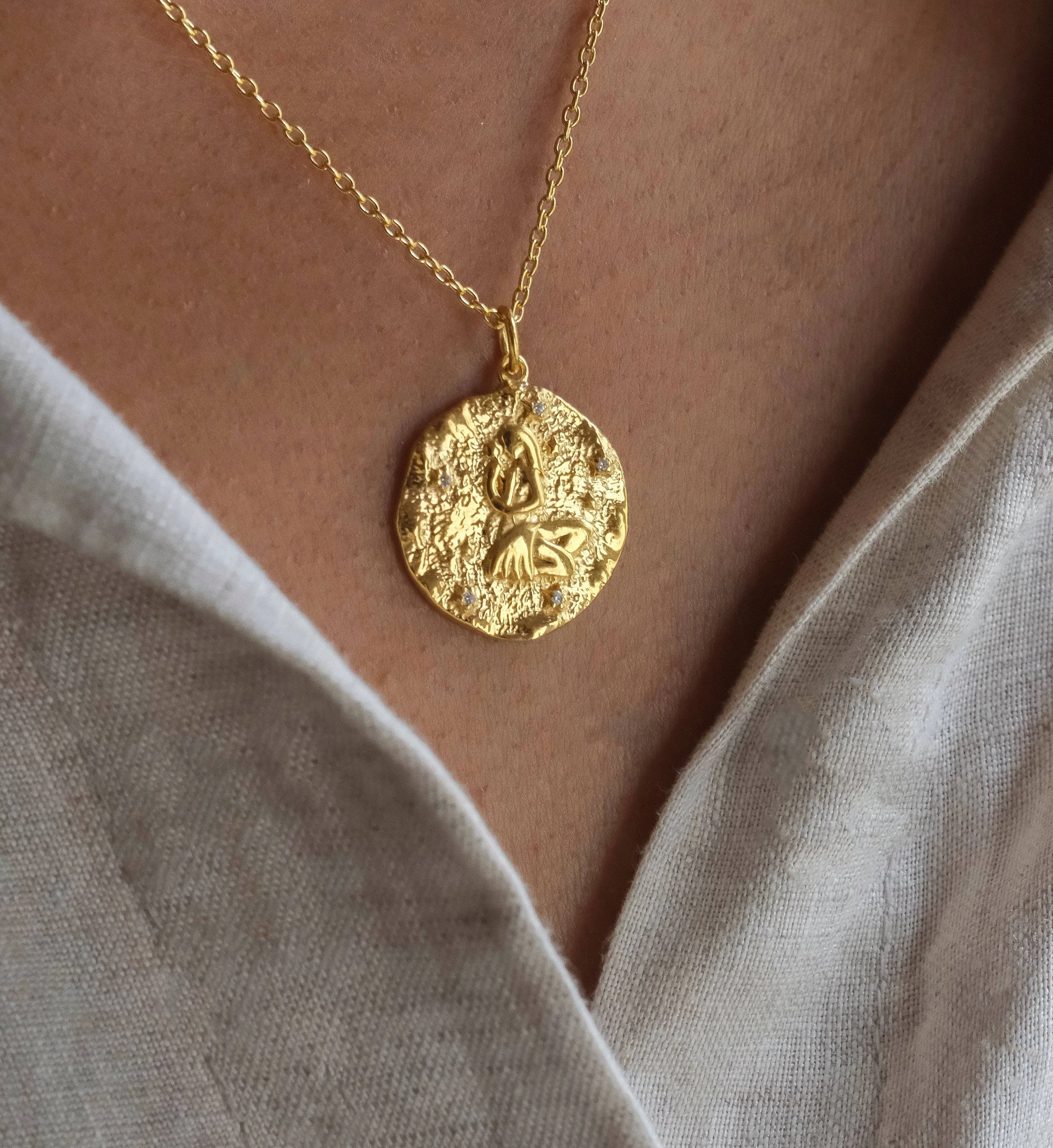 Virgo Zodiac Necklace - Image 3