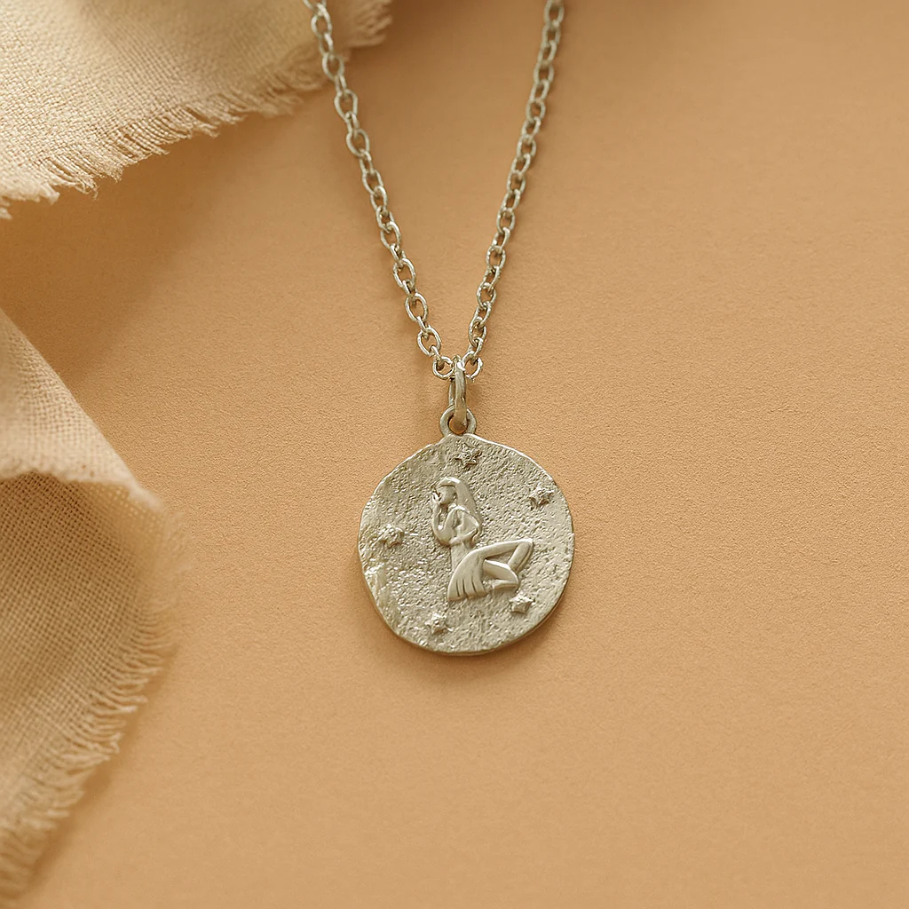 Virgo Zodiac Necklace - Image 4